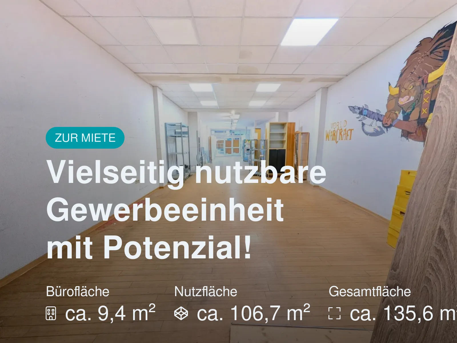 Neu im Angebot: Vielseitig nutzbare Gewerbeeinheit mit Potenzial!
