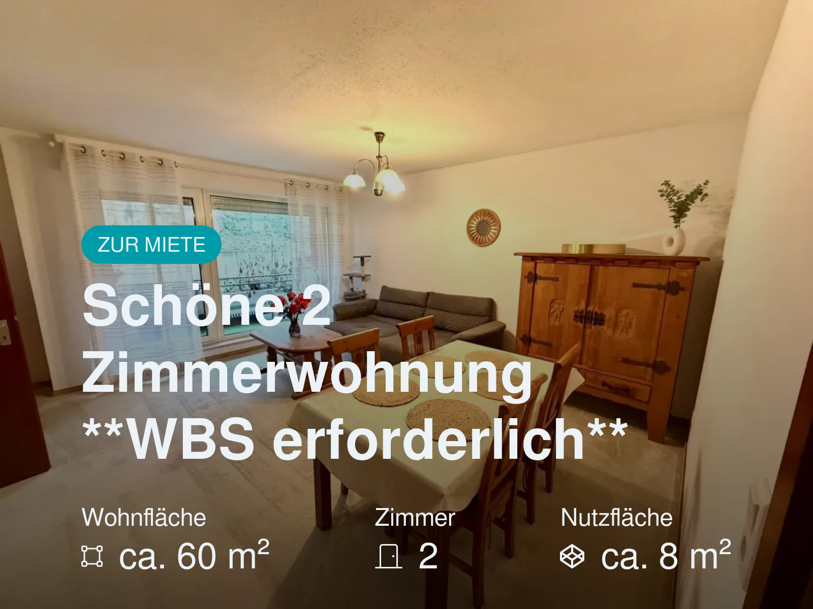 Neu im Angebot: Schöne 2 Zimmerwohnung **WBS erforderlich**