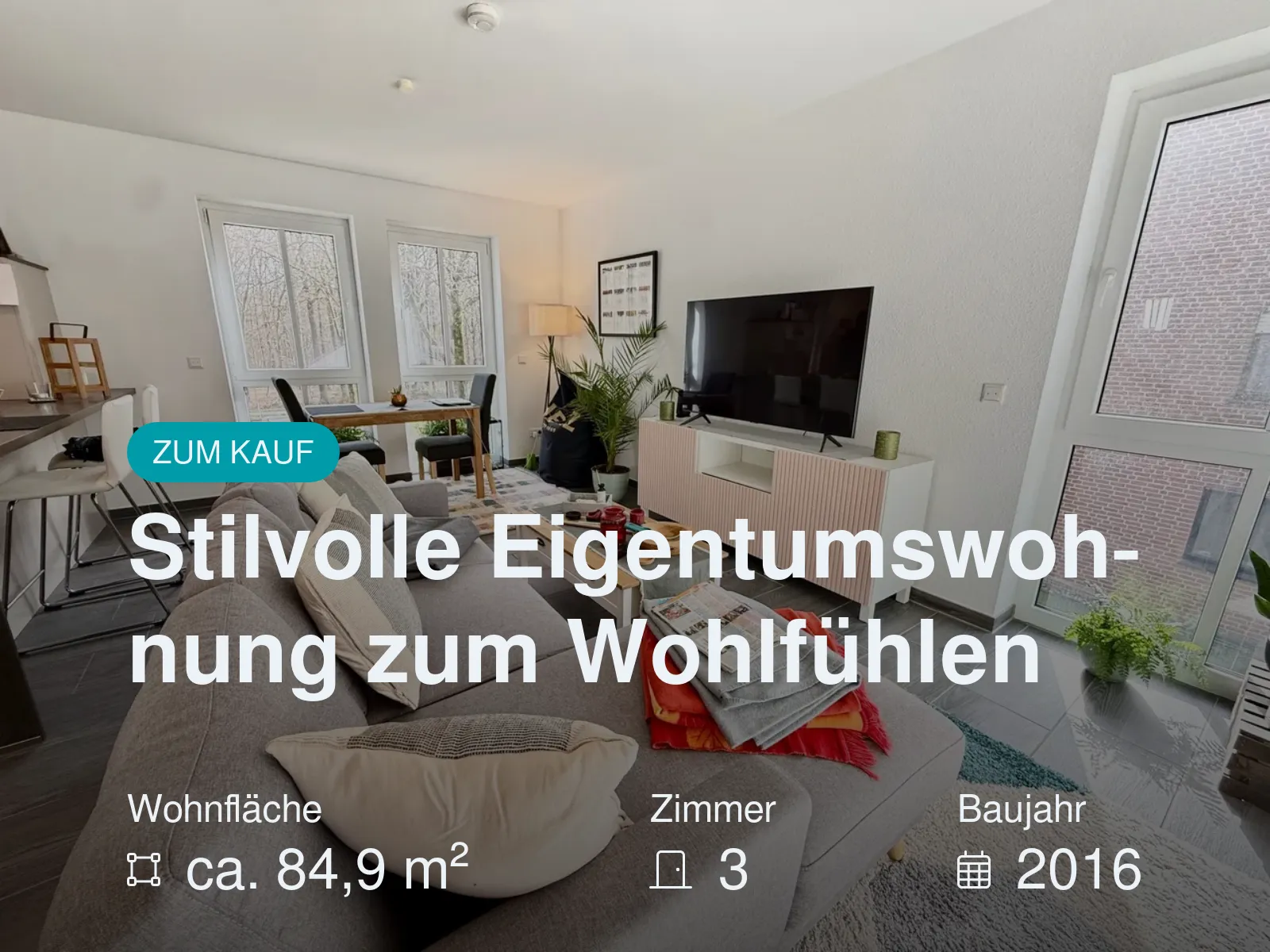 Neu im Angebot: Stilvolle Eigentumswohnung zum Wohlfühlen