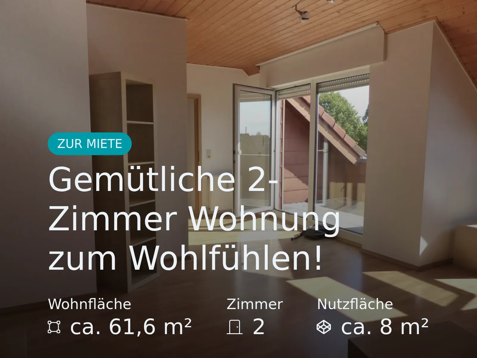Neu im Angebot: Gemütliche 2-Zimmer Wohnung zum Wohlfühlen!