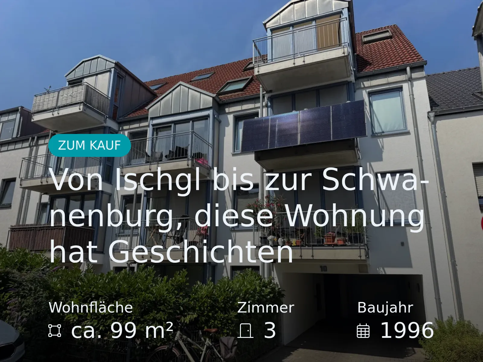 Neu im Angebot: Von Ischgl bis zur Schwanenburg, diese Wohnung hat Geschichten
