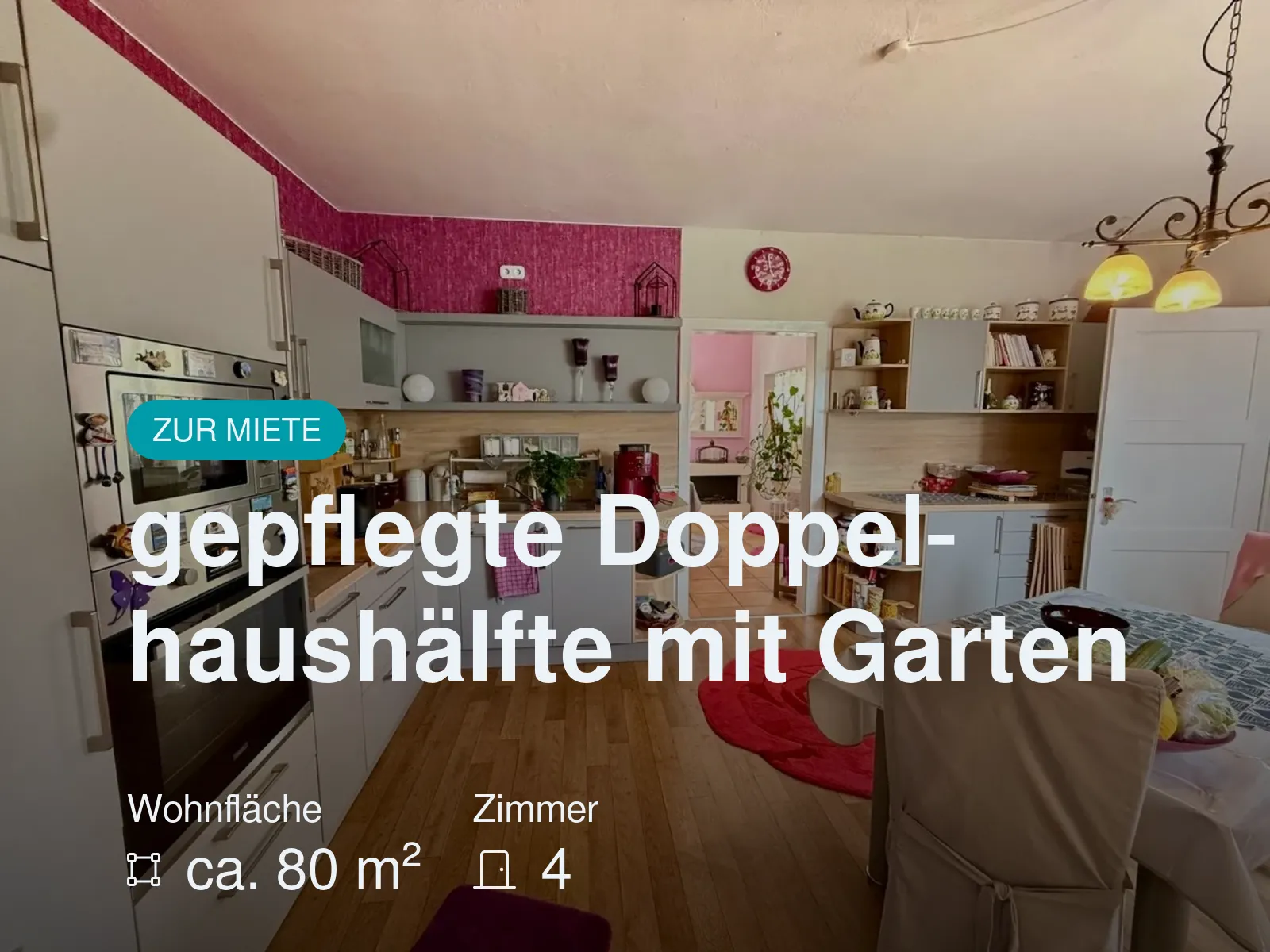 Neu im Angebot: gepflegte Doppelhaushälfte mit Garten