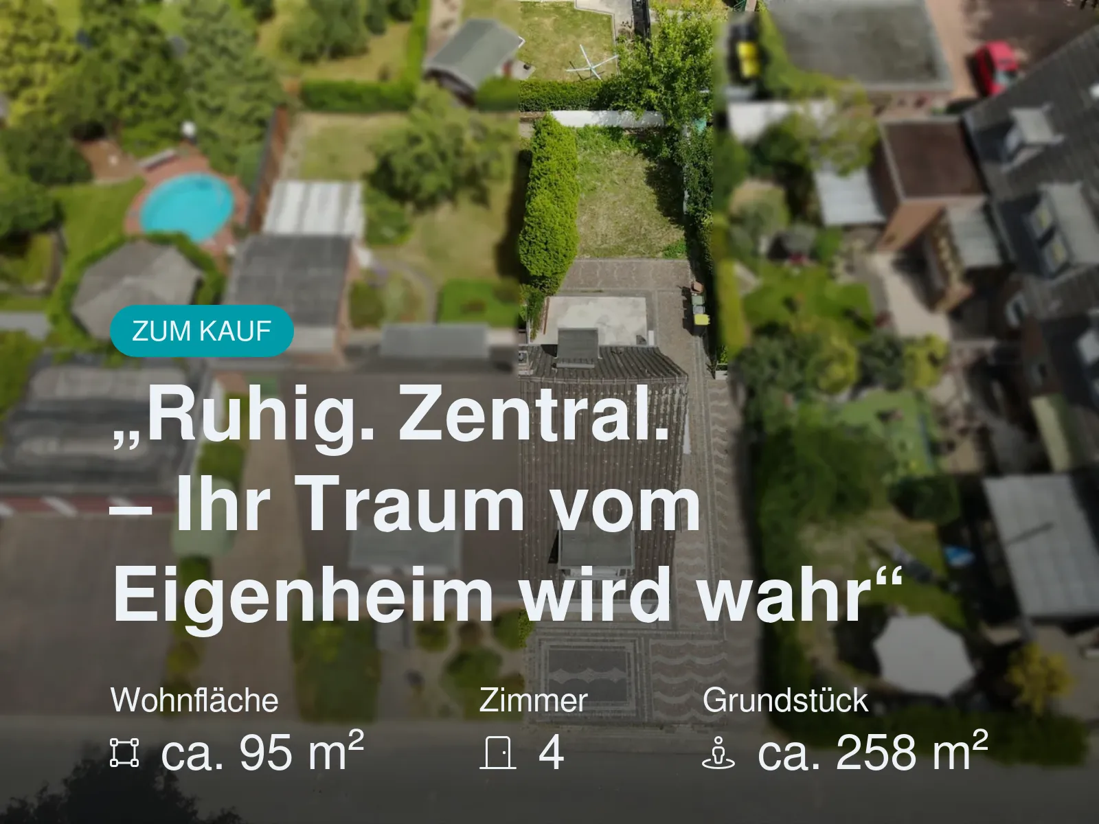 Neu im Angebot: „Ruhig. Zentral. – Ihr Traum vom Eigenheim wird wahr“